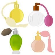 set of Vintage Perfume Bottles