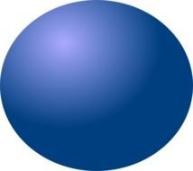 Dark Blue Ball At Clkercom Vector Online Royalty