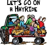 lets go on a hayride drawing