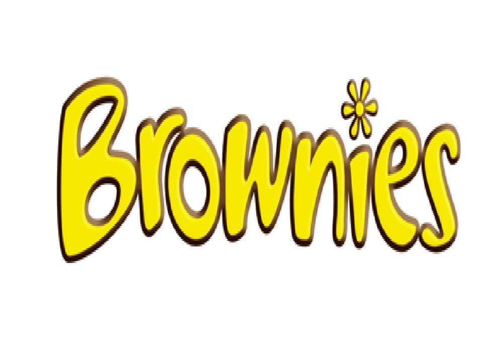 Brownies as the inscription in the picture
