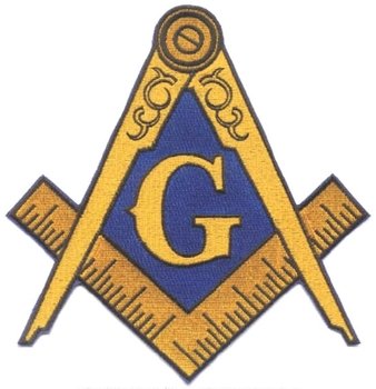 Masonic Iron On Jacket Emblem Embroidered