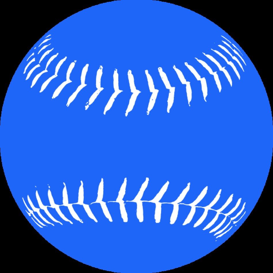 Blue Softball 2 At Clkercom Vector Online