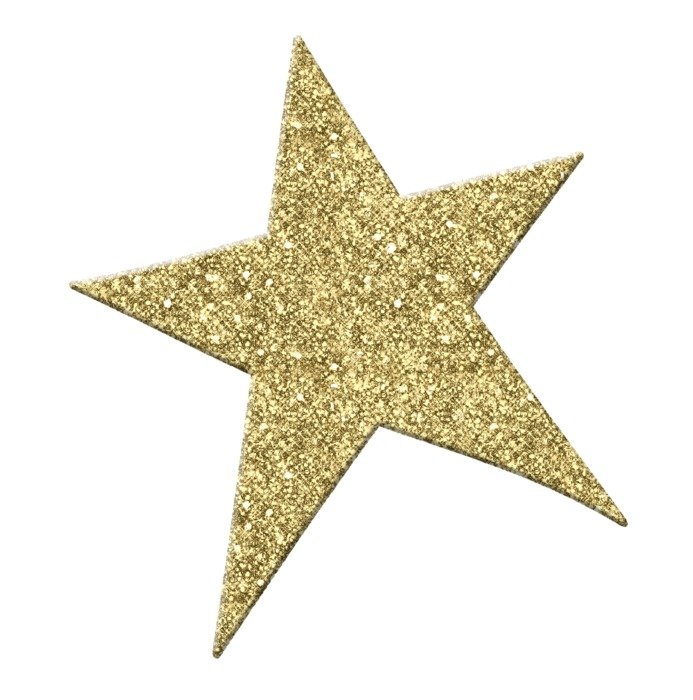 Gold Shining Star clipart