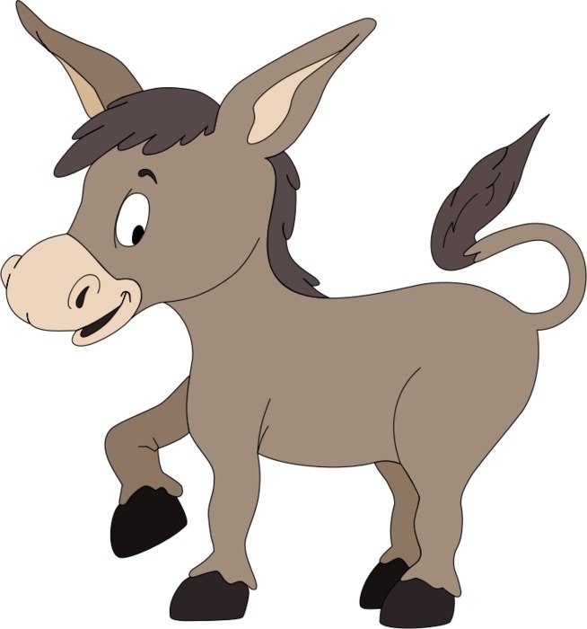 Free Cartoon Donkey