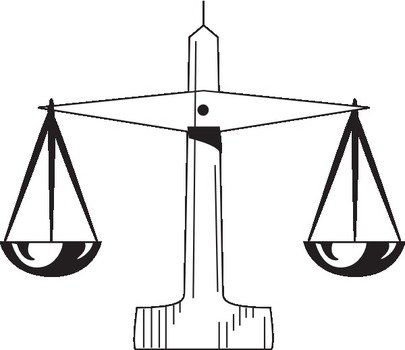 Scale Of Justice 1 At Clkercom Vector Online clipart