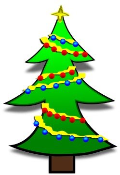 Christmas Tree With Wrapped Gifts Under The Vector
