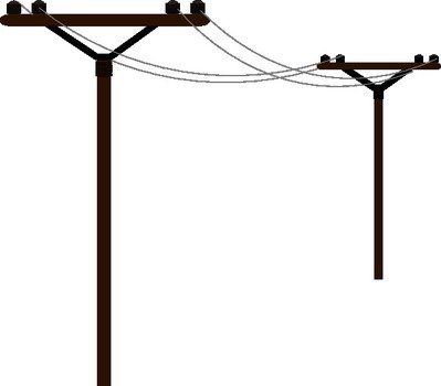 Telephone Poles At Clkercom Vector Online