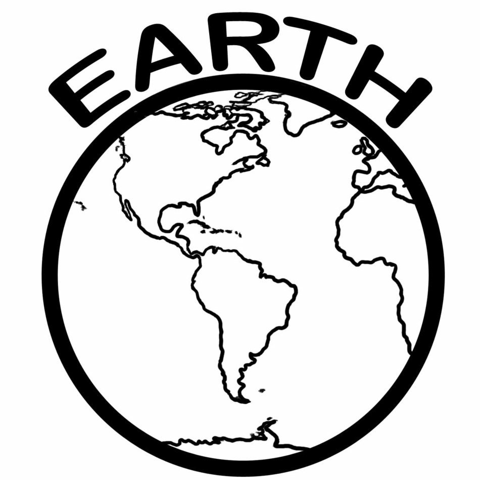 painted Earth in the coloring book