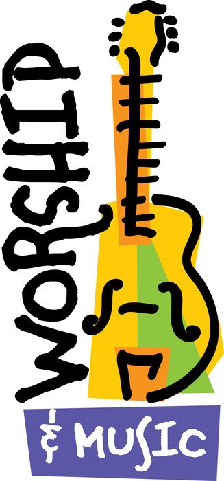 Worship music drawing