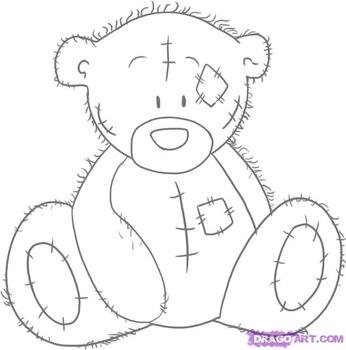 How To Draw Tatty Teddy The Me You Bear Step By Characters