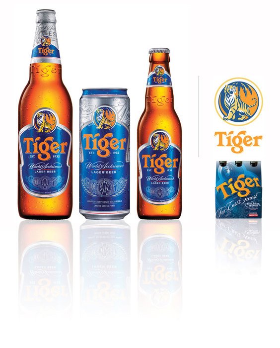 Tiger beer drawing