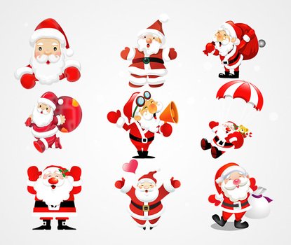 Santa Claus Vector Illustration Free Archive