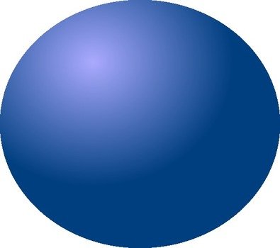 Dark Blue Ball At Clkercom Vector Online Royalty