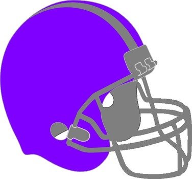 Purple Football Helmet At Clkercom Vector Online N2