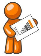 Bar Grapg orange stick drawing