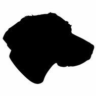 Dog Head Silhouette