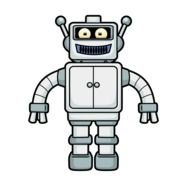 Free Cartoon Robot drawing