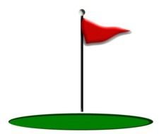 Golf Flag drawing