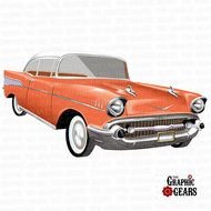 Chevy Bel Air 1955 Car Vintage Retro 1950s