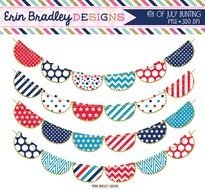 Erin Bradley Designs 4th Of July &amp; Digital Papers