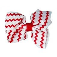 Small Chunky Chevron Hair Bows With Clip Red 680x680 1 Original
