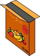 drawing of an empty breakfast box