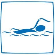 Swimming Against drawing