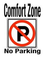 Clipart of Comfort Zone no parking sign