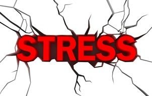 Clip Art Of The Word Stress