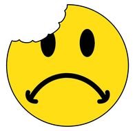 Smiley Face Emoticon Looking Surprised Nervous Sad Beboy