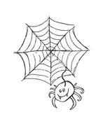 Happy Spider drawing
