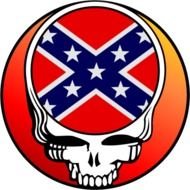 Grateful Dead Logo Dixie Skull Image Vector