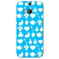 Alice In Wonderland Pattern Art Print Htc One 2 M8 Case Retro clipart