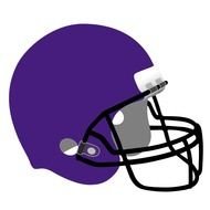 Clip Art of the purple football helmet