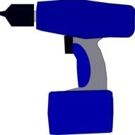 Electric Battery Drill At Clkercom Vector Online