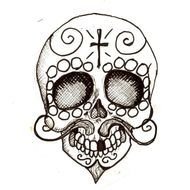 Paper Crafts Pancho Day Of The Dead Coloring Page