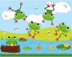 happy Frogs drawing