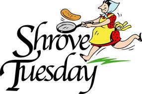 Clip Art of the shrove Tuesday