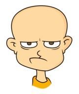 Free Cartoon Grumpy Man