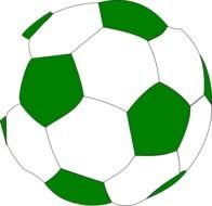 Green Soccer Ball At Clkercom Vector Online