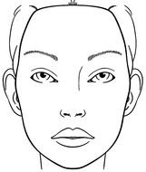 Blank Girl Face drawing