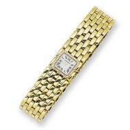 Ladys Gold And Diamond Set Wristwatch By Cartier &amp;169 2002 2009