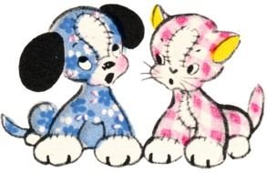 Free Vintage Puppy drawing