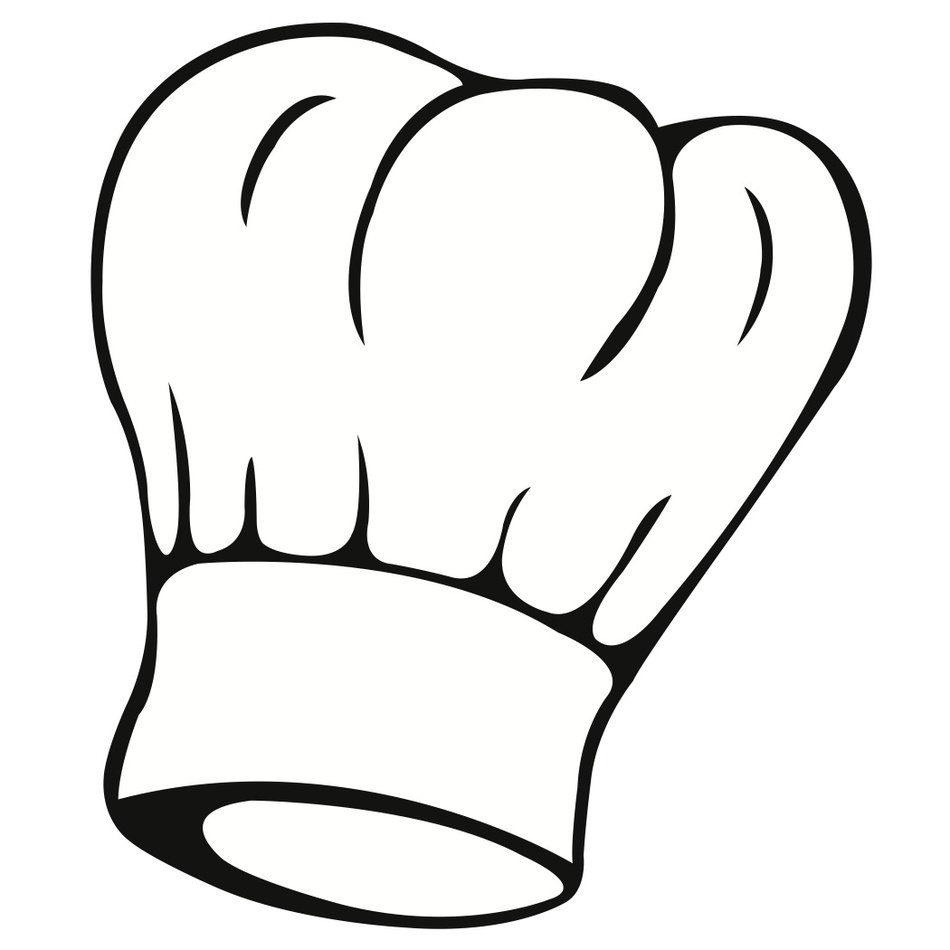 Colourless Clipart of hat