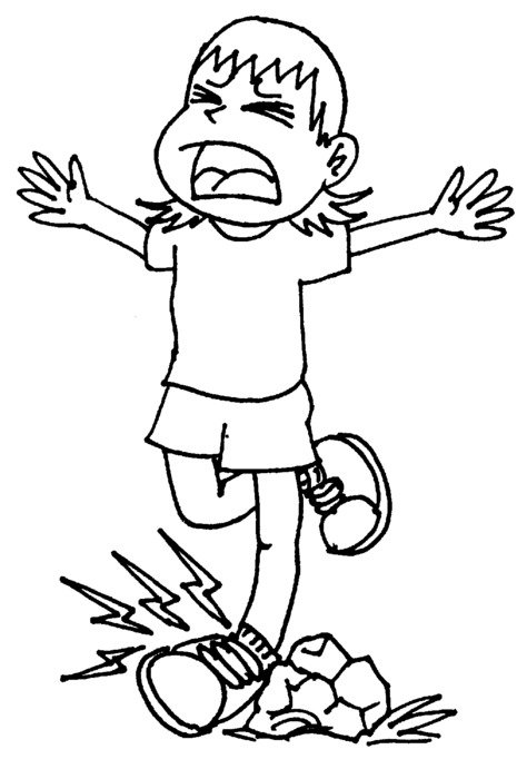 black and white picture of a boy standing on one leg