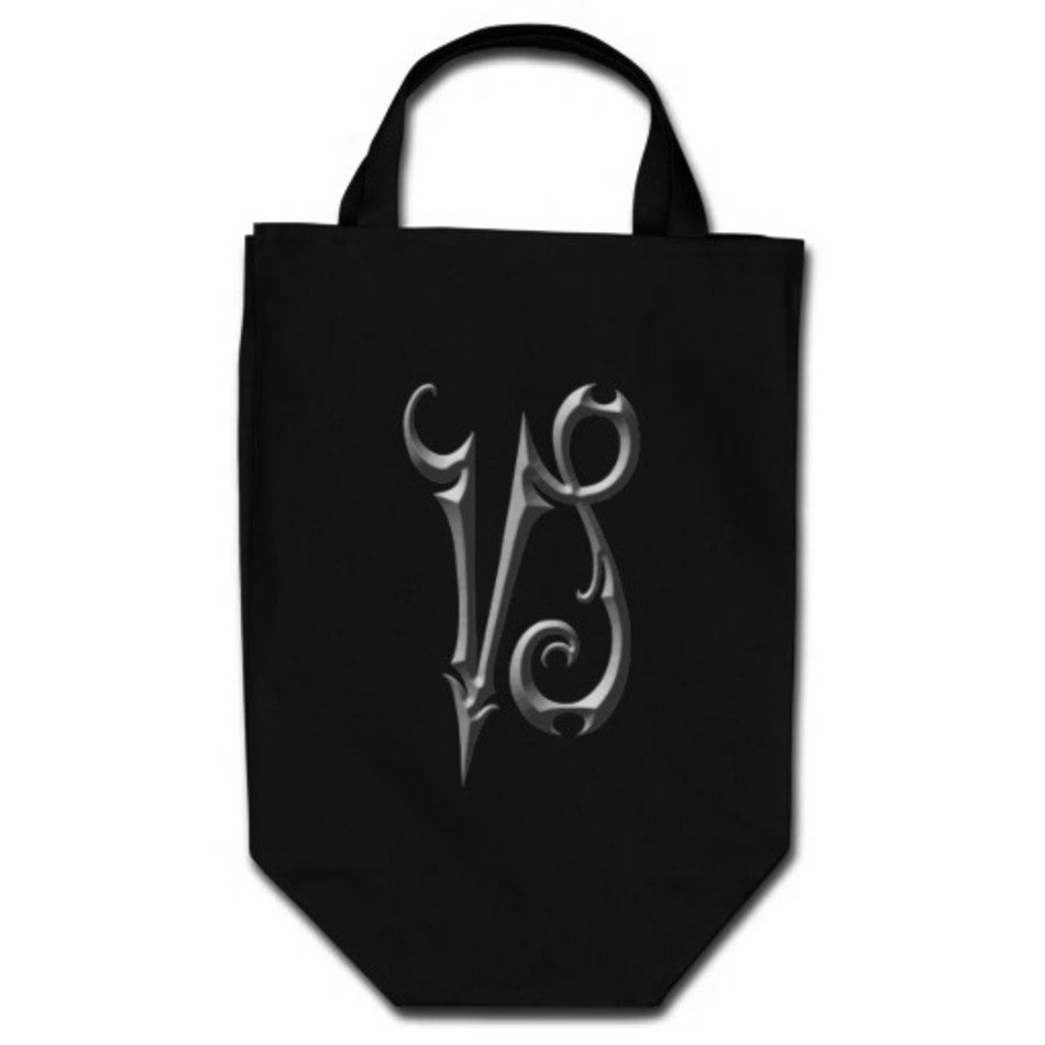Iron Capricorn Symbol Dark Canvas Bag Zazzle