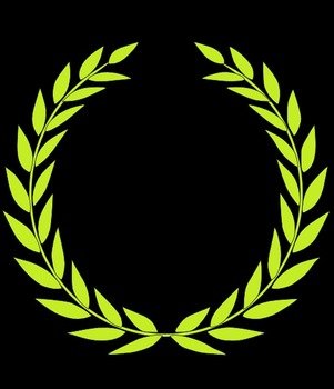 Olive Branch Black Background At Clkercom Vector