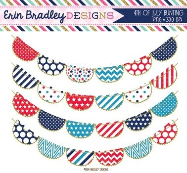 Erin Bradley Designs 4th Of July & Digital Papers