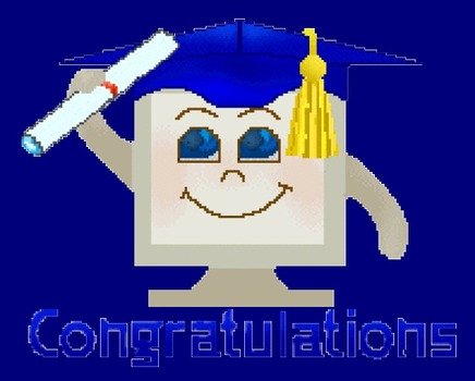 Graduation Free Computer People