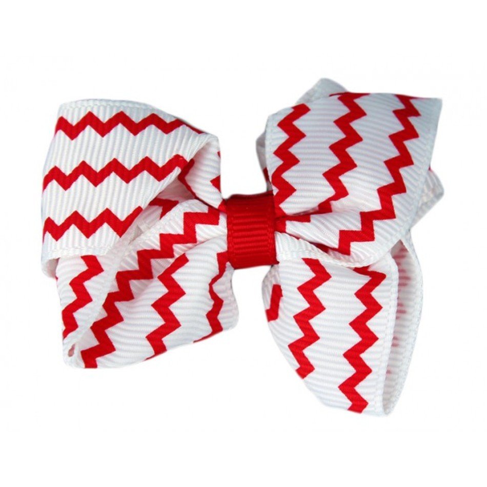 Small Chunky Chevron Hair Bows With Clip Red 680x680 1 Original